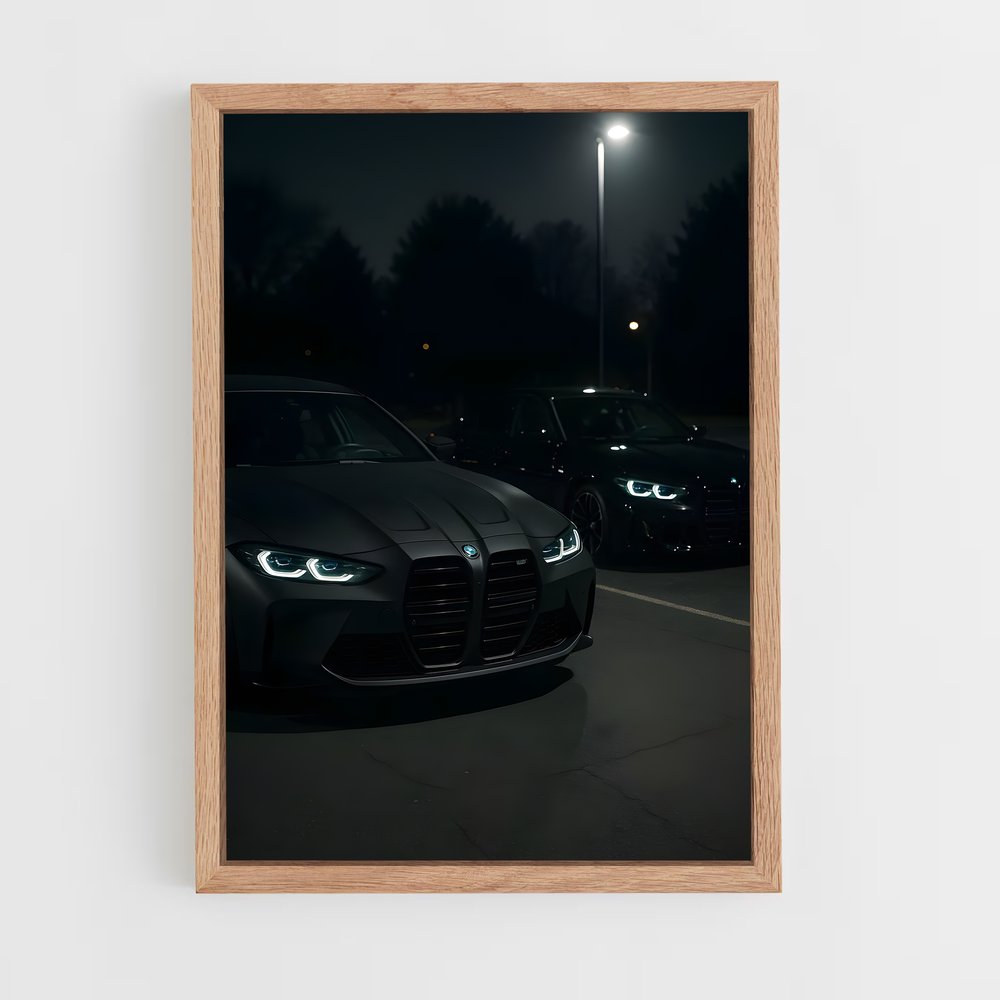 Poster Nuit de Compétition – affiche BMW (vue 4)